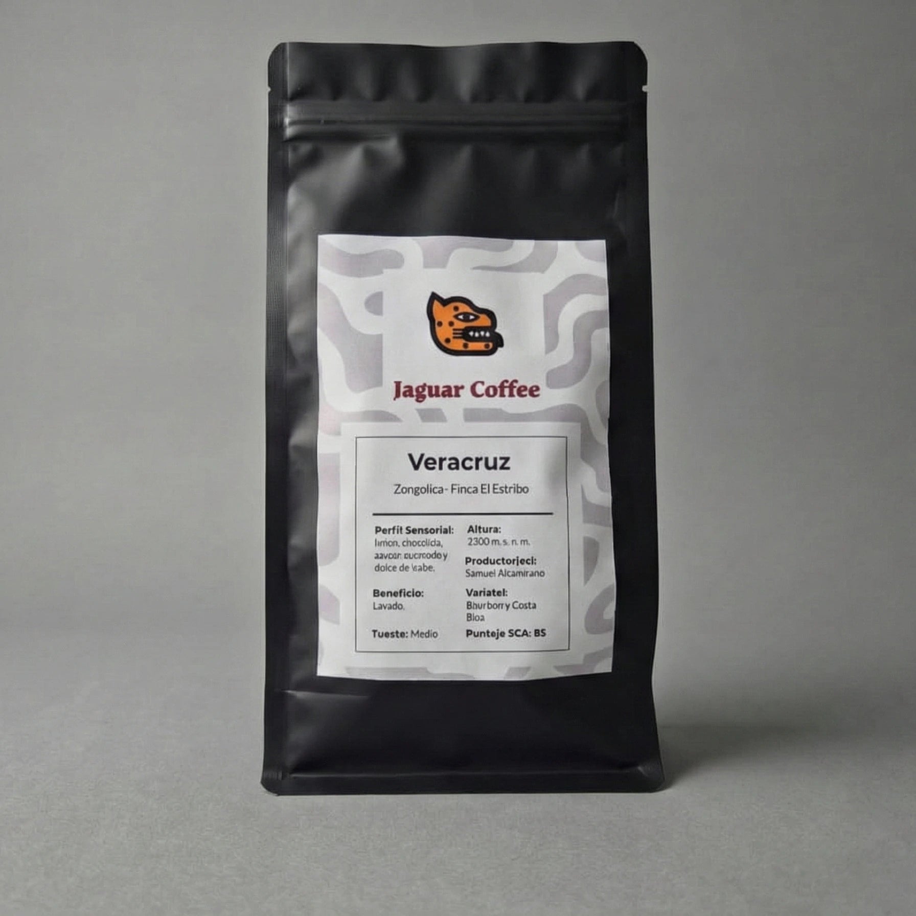 Bolsa de café de especialidad de Zongolica, Veracruz de Jaguar Coffee.