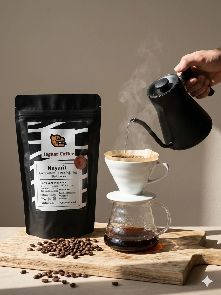 Café de Especialidad Nayarit: Compostela Black Honey - Finca Pajaritos